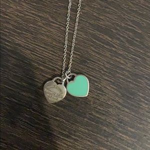 Tiffany & Co. Double Heart Tag Pendant